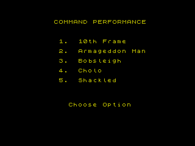 Command Performance abandonware