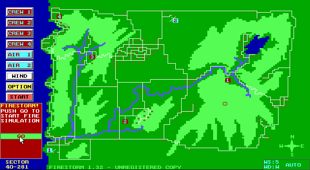 Firestorm: The Forest Fire Simulation Program abandonware